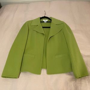 Talbots green wool jacket